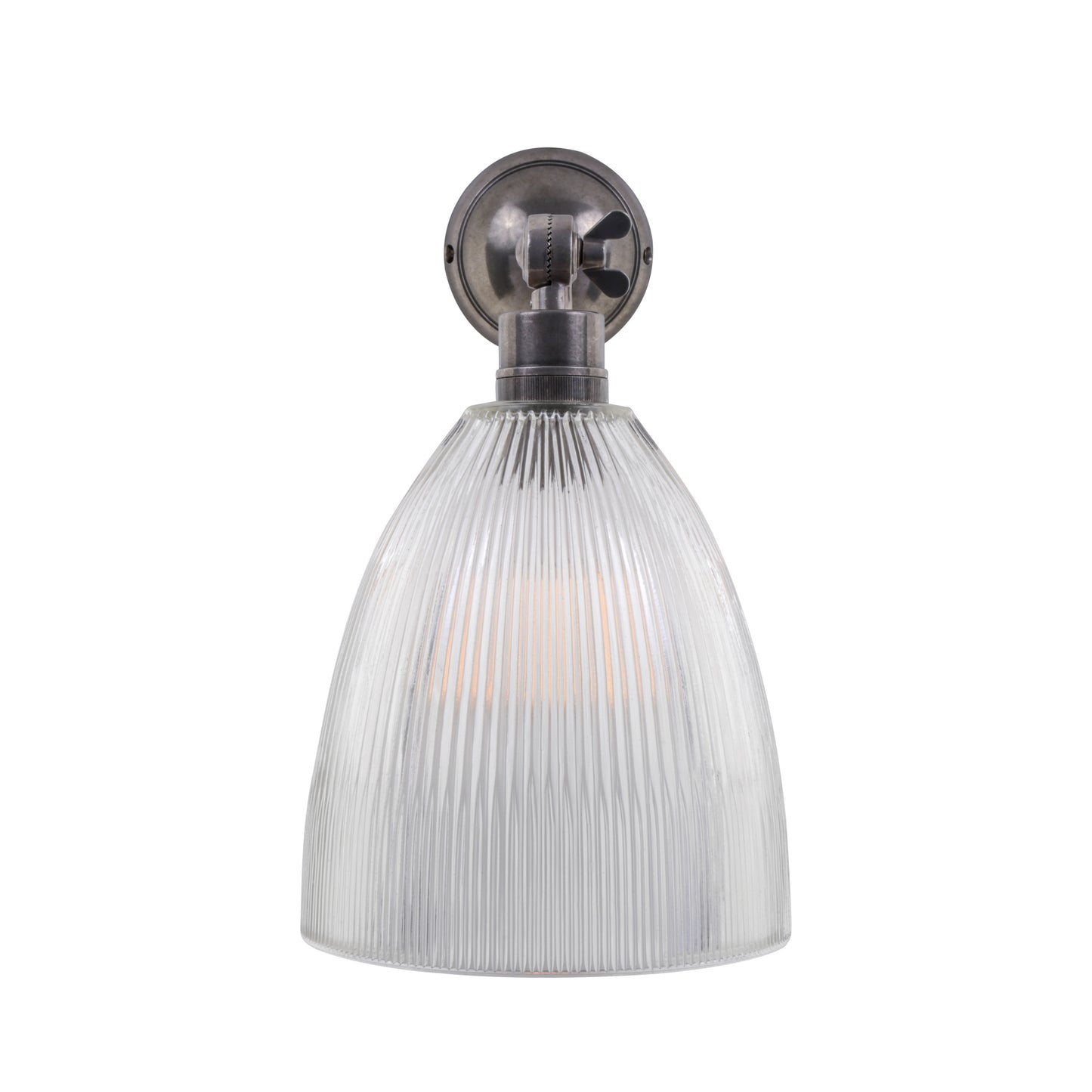 Hale Prismatic Glass Cone Wall Light