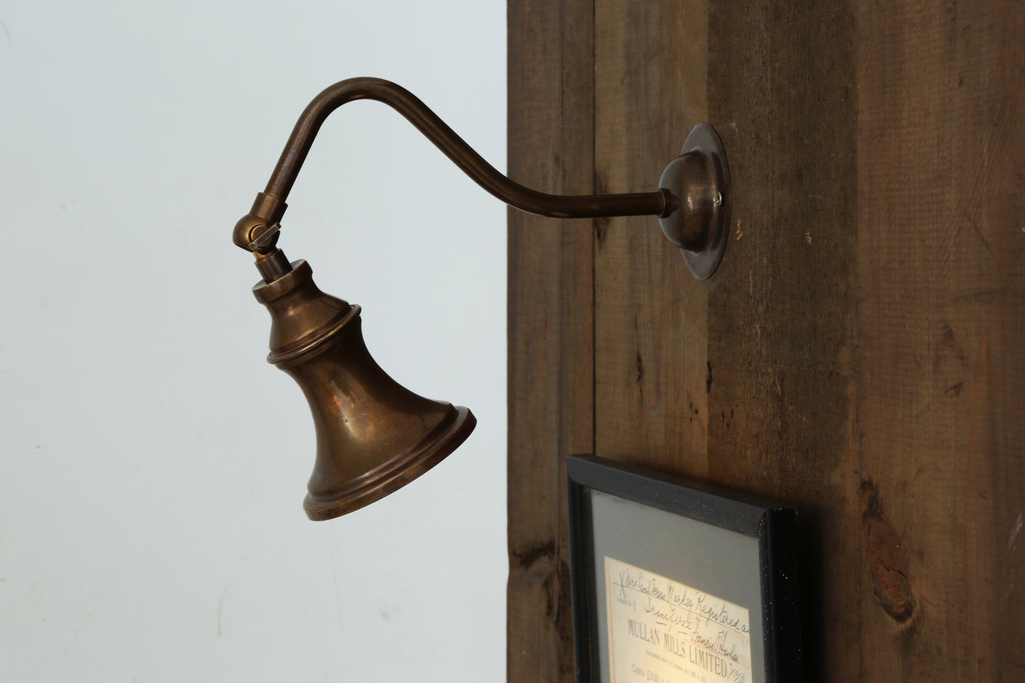 Kent Traditional Vintage Adjustable Wall Spotlight