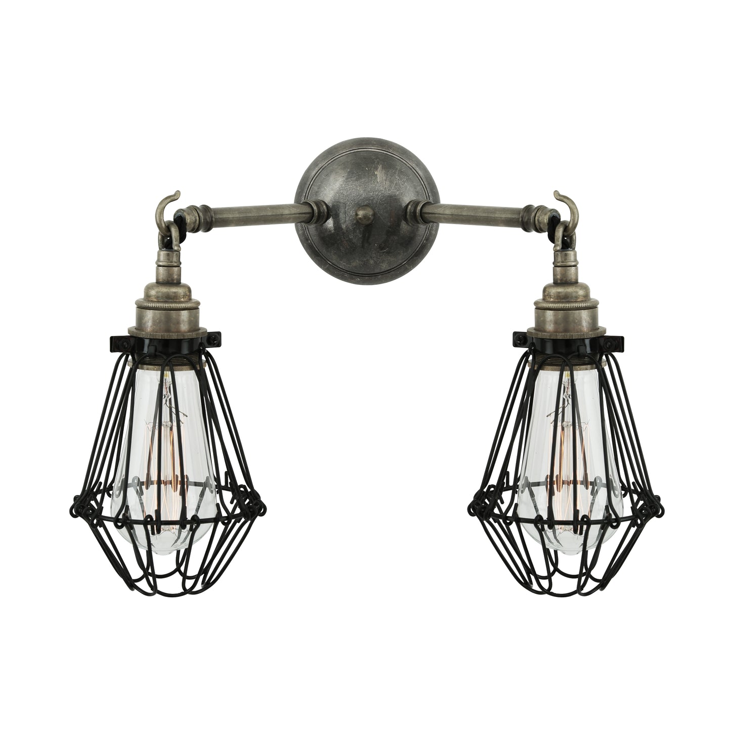 Rigo Double Cage Vintage Wall Light