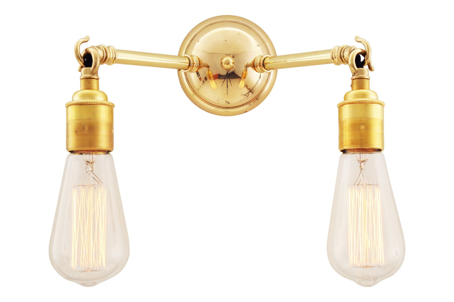 Arrigo Double Bare Bulb Wall Light