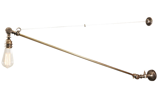 Manick Industrial Swing Arm Adjustable Wall Light