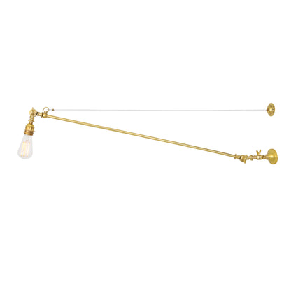 Manick Industrial Swing Arm Adjustable Wall Light