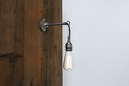 Prei Industrial Bare Bulb Wall Light