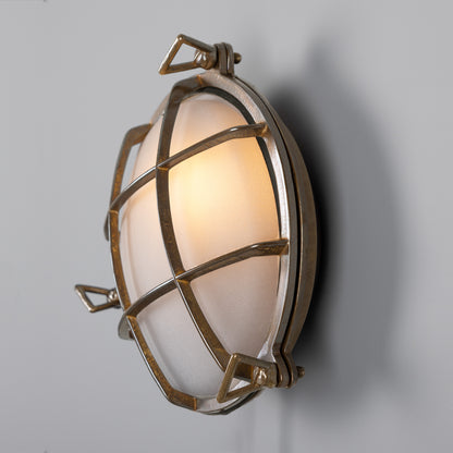 Evander Marine Round Bulkhead Wall Light 