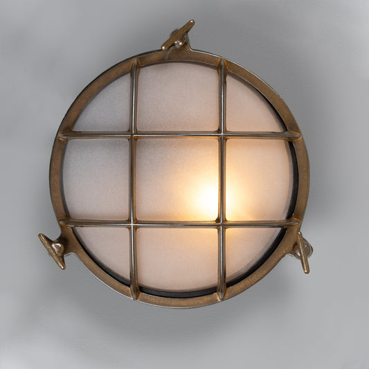 Evander Marine Round Bulkhead Wall Light 