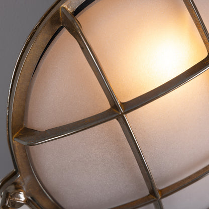 Evander Marine Round Bulkhead Wall Light 
