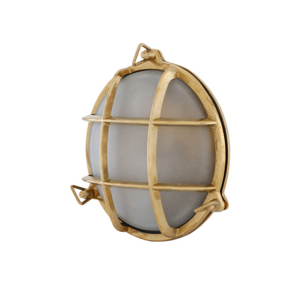 Evander Marine Round Bulkhead Wall Light 