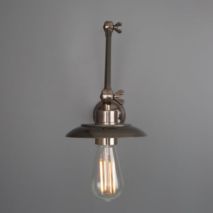 Reznor Vintage Adjustable Arm Bare Bulb Picture Light