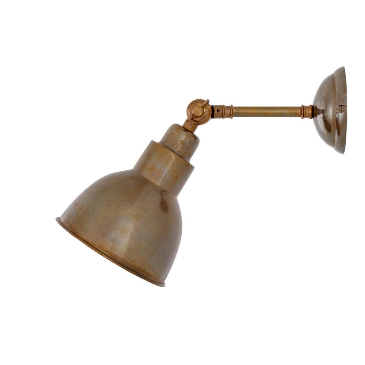 Baku Vintage Adjustable Brass Wall Light