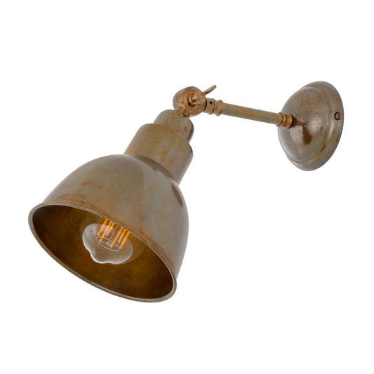 Baku Vintage Adjustable Brass Wall Light