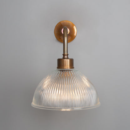 Dhaka Vintage Prismatic Glass Dome Wall Light