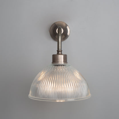 Dhaka Vintage Prismatic Glass Dome Wall Light