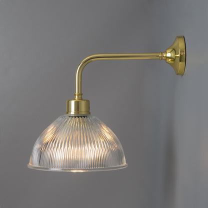 Dhaka Vintage Prismatic Glass Dome Wall Light