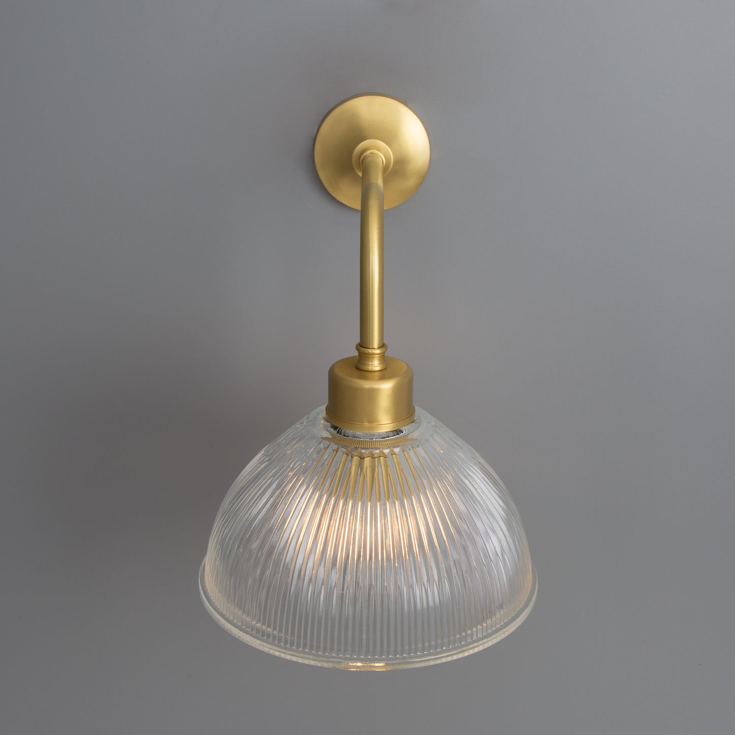 Dhaka Vintage Prismatic Glass Dome Wall Light