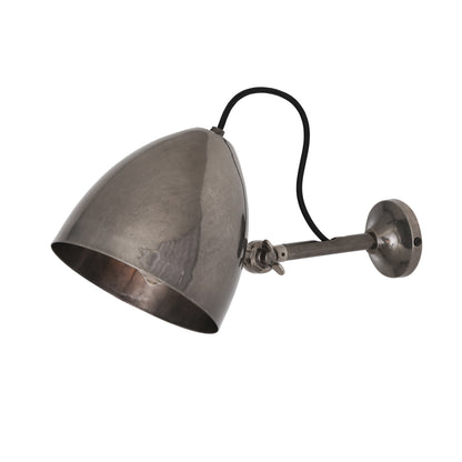 Quito Adjustable Brass Cone Wall Light