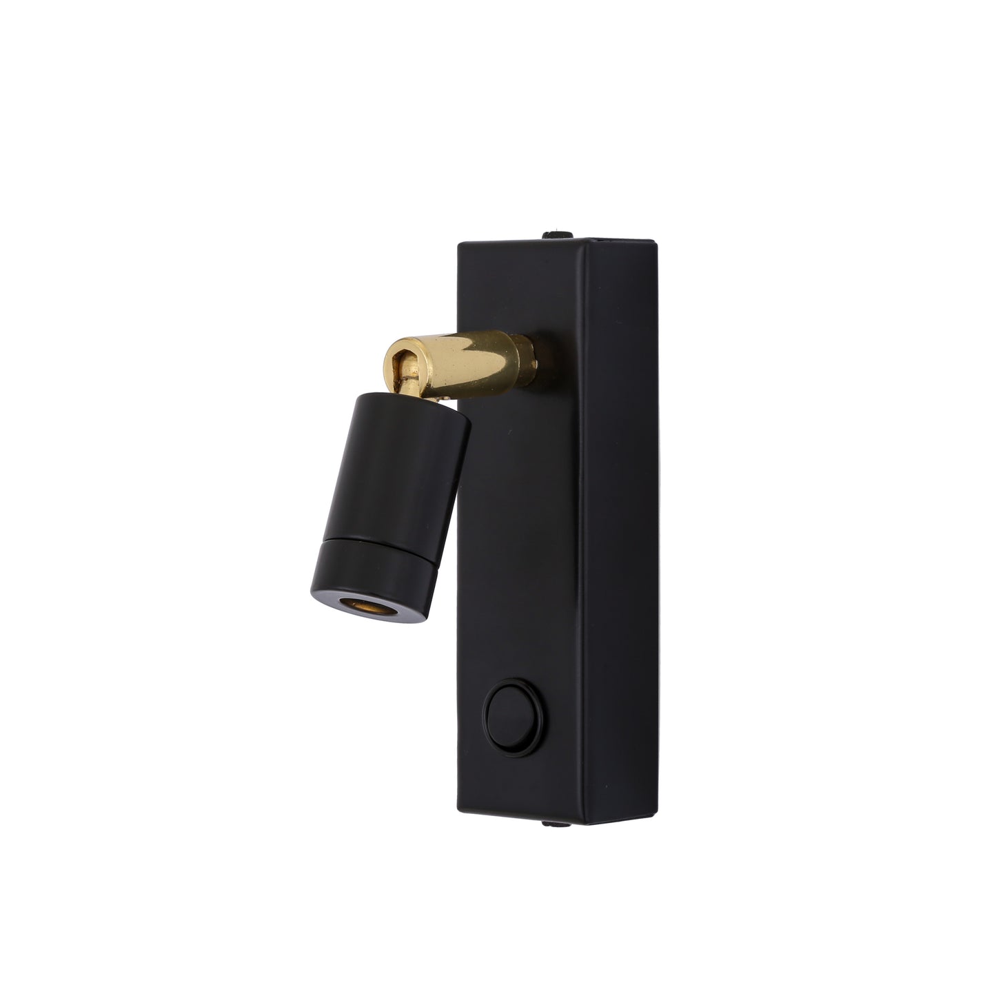 Sampio Adjustable Brass Wall Spotight with Switch