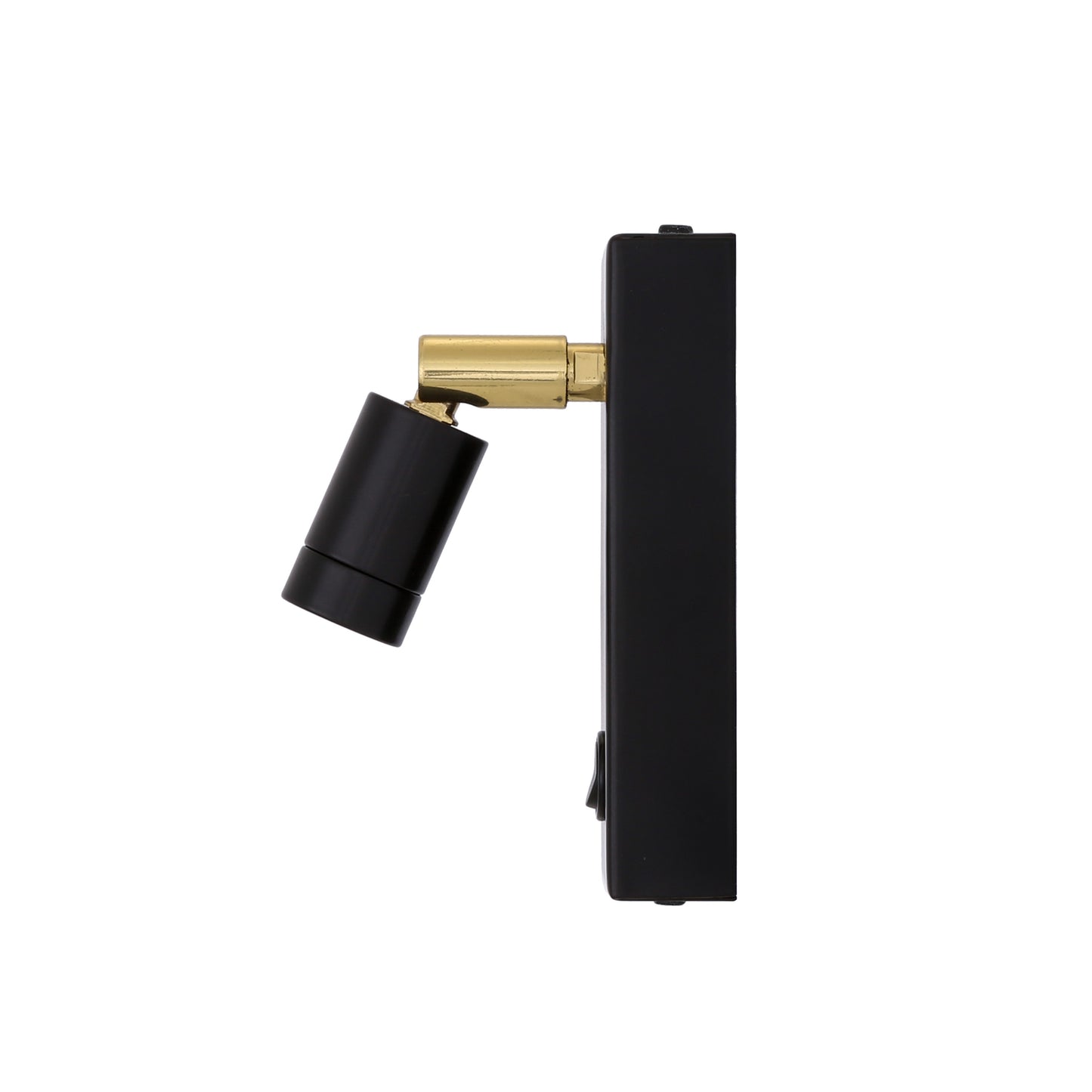 Sampio Adjustable Brass Wall Spotight with Switch