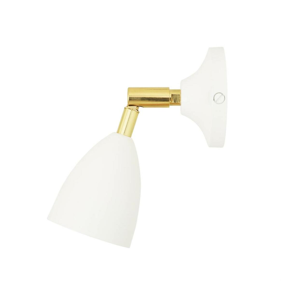 Lainio Small Vintage Brass Wall Spotlight