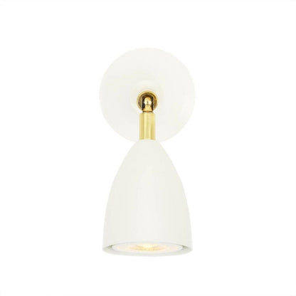 Lainio Small Vintage Brass Wall Spotlight