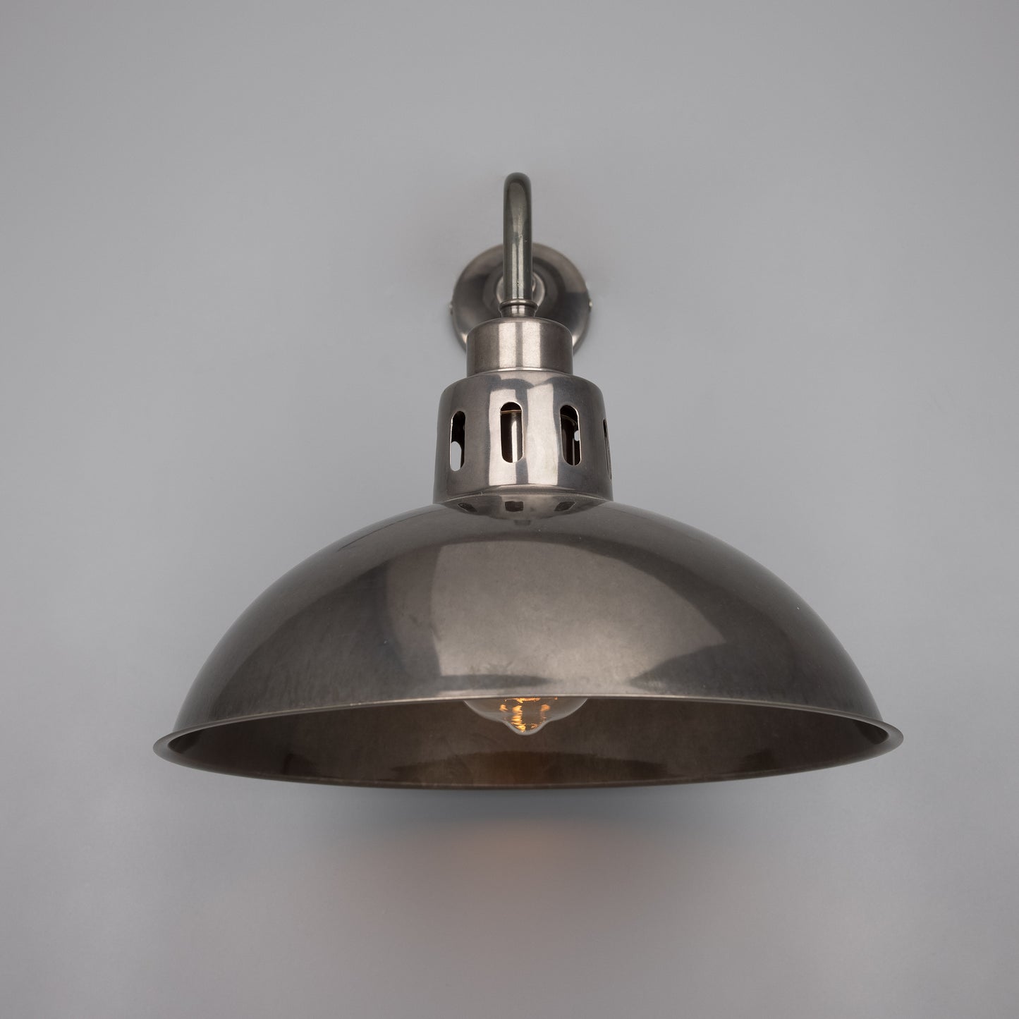 Paris Industrial Brass Wall Light