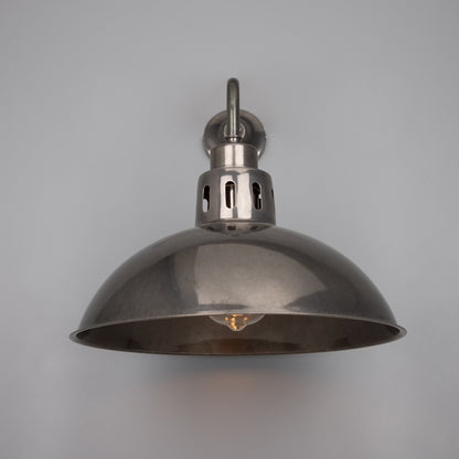 Paris Industrial Brass Wall Light