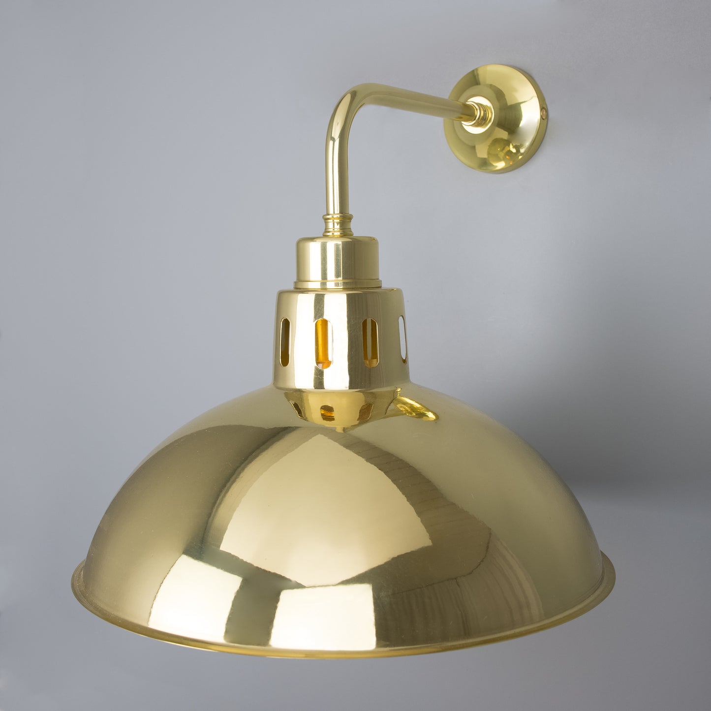 Paris Industrial Brass Wall Light