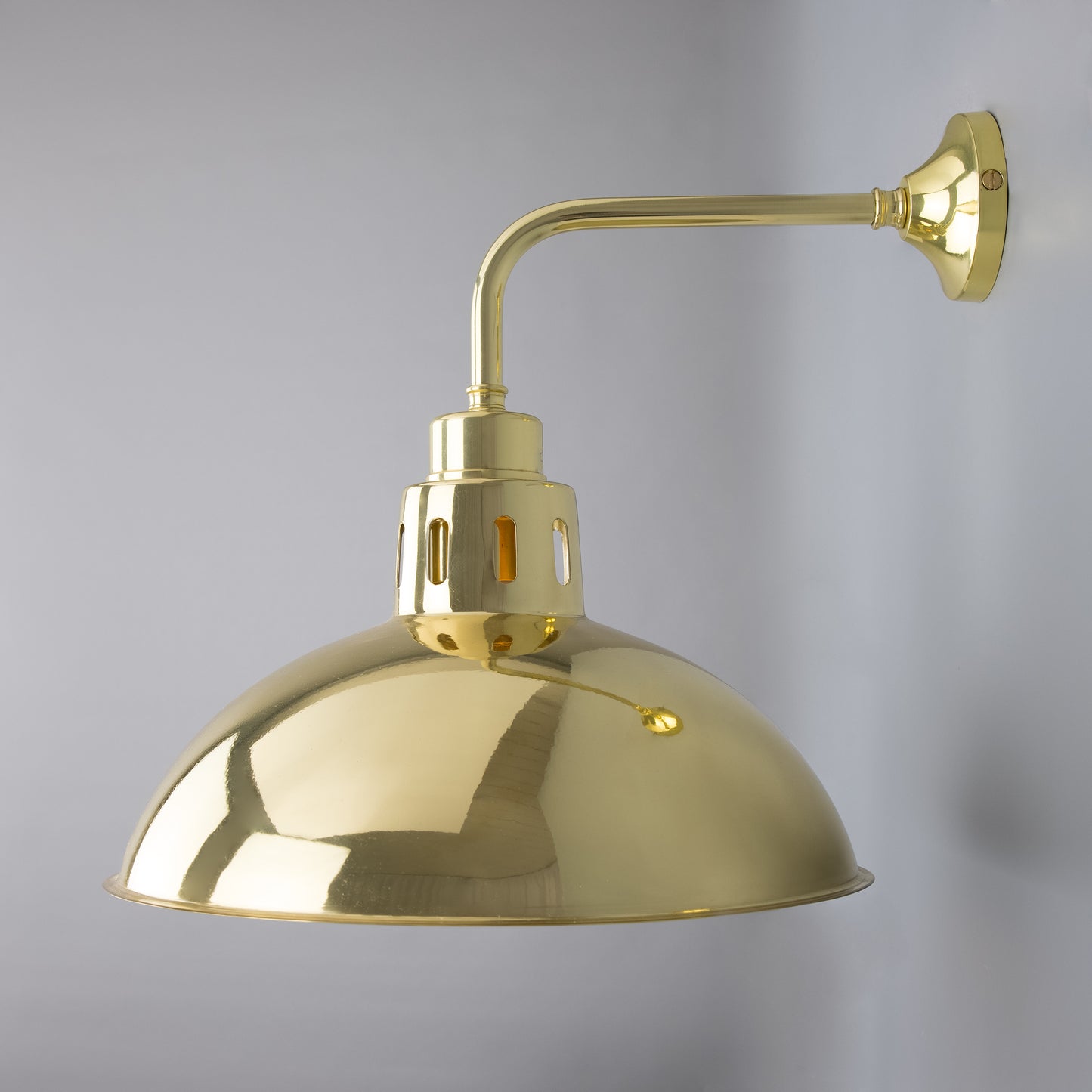 Paris Industrial Brass Wall Light