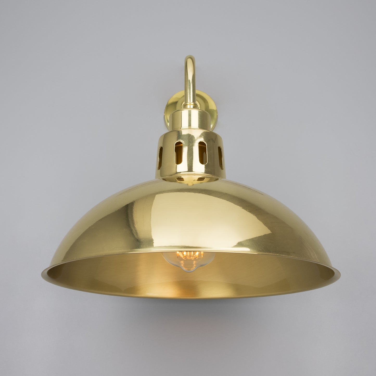 Paris Industrial Brass Wall Light