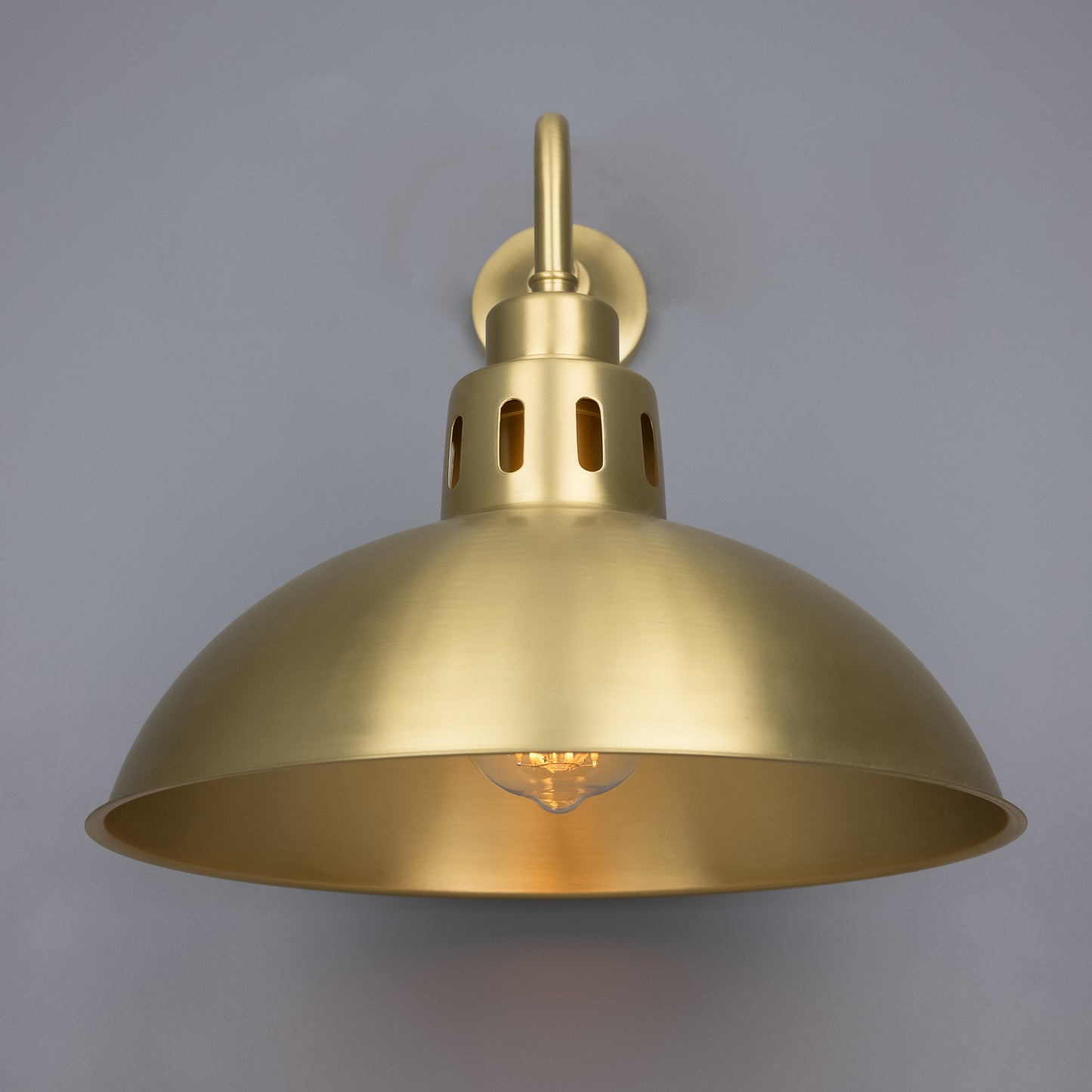 Paris Industrial Brass Wall Light