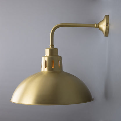 Paris Industrial Brass Wall Light