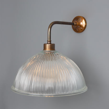 Nova Vintage Prismatic Glass Wall Light