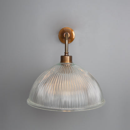 Nova Vintage Prismatic Glass Wall Light