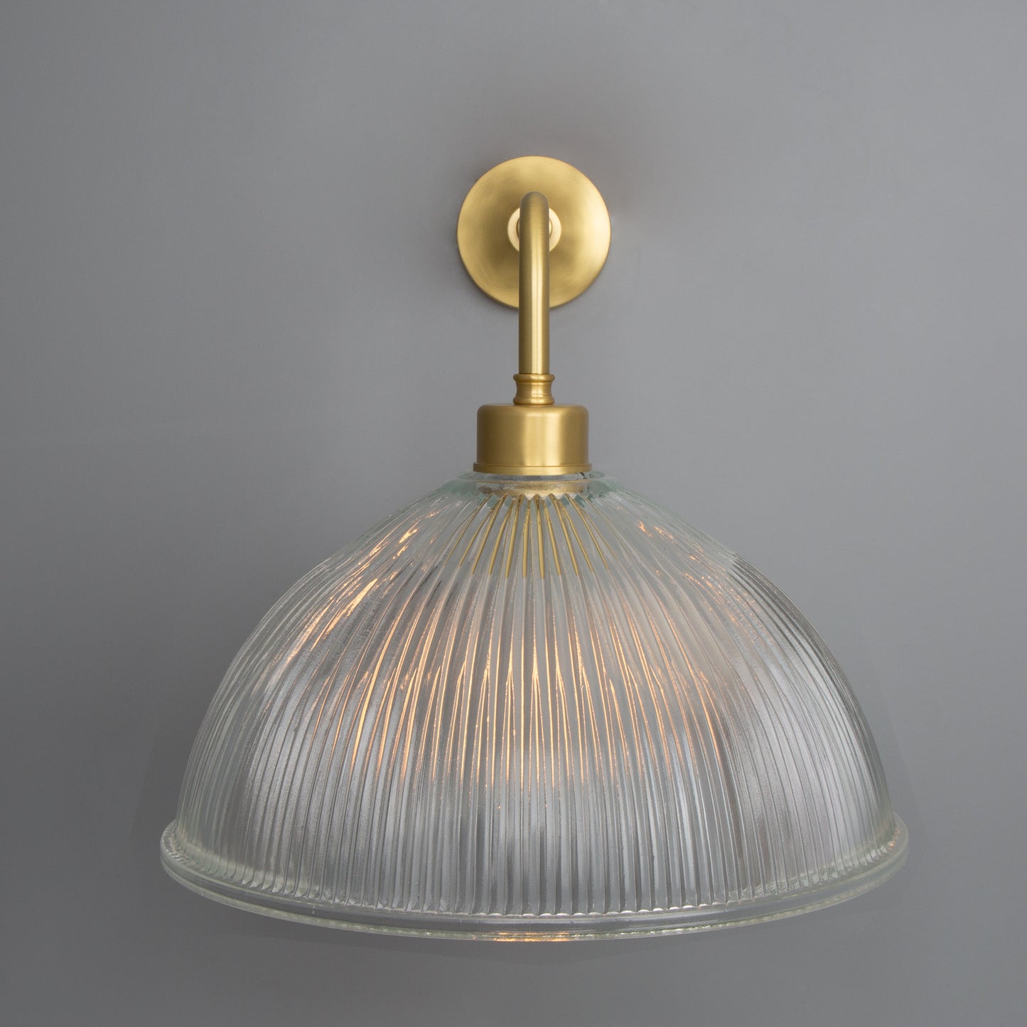 Nova Vintage Prismatic Glass Wall Light