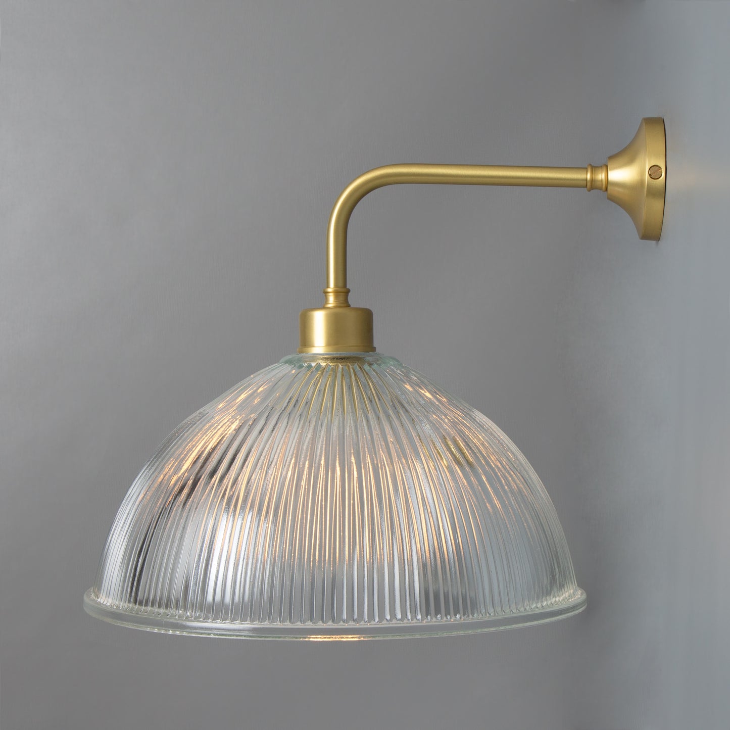 Nova Vintage Prismatic Glass Wall Light