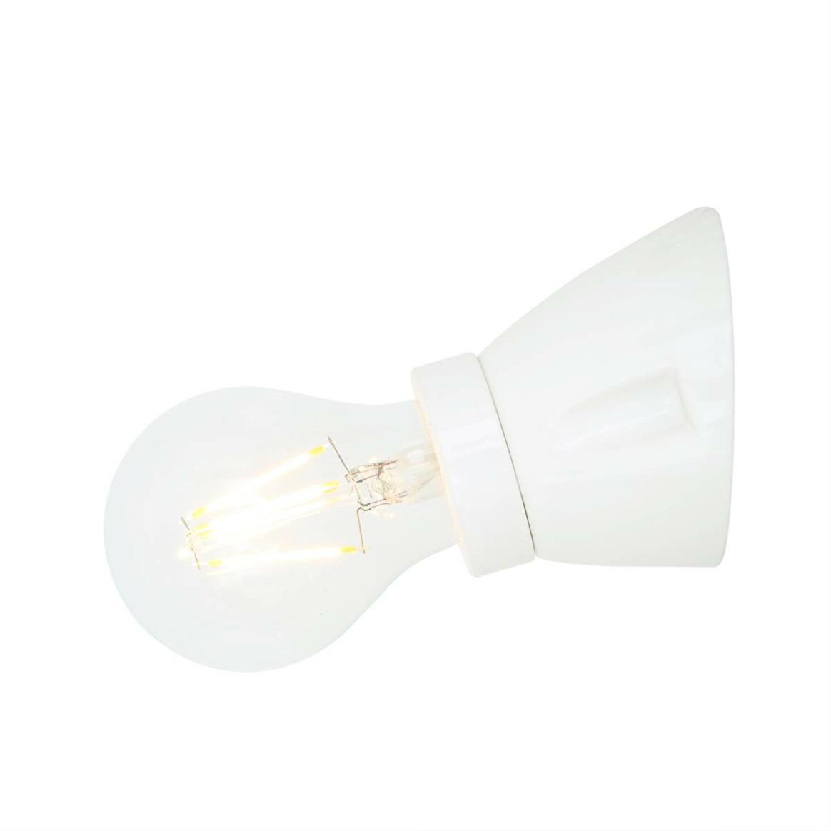 Baltimore Angled Ceramic Flush Wall Light