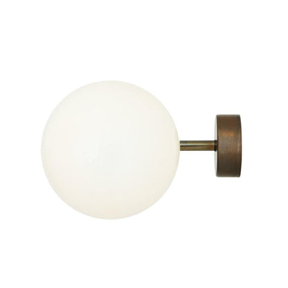 Eske Double Glass Globe Wall Light