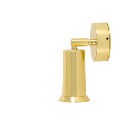 Jasper Modern Brass Wall Spotlight with Swivel