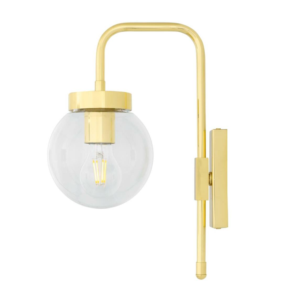 Auburn Modern Globe Wall Light