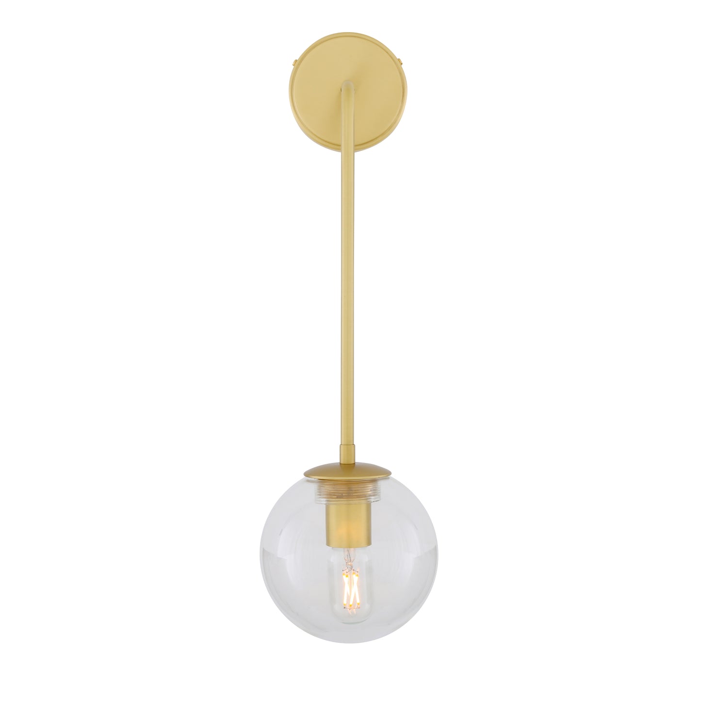 Westport Glass Globe Wall Light