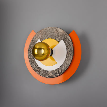 Mars Colourful Disc Wall Light