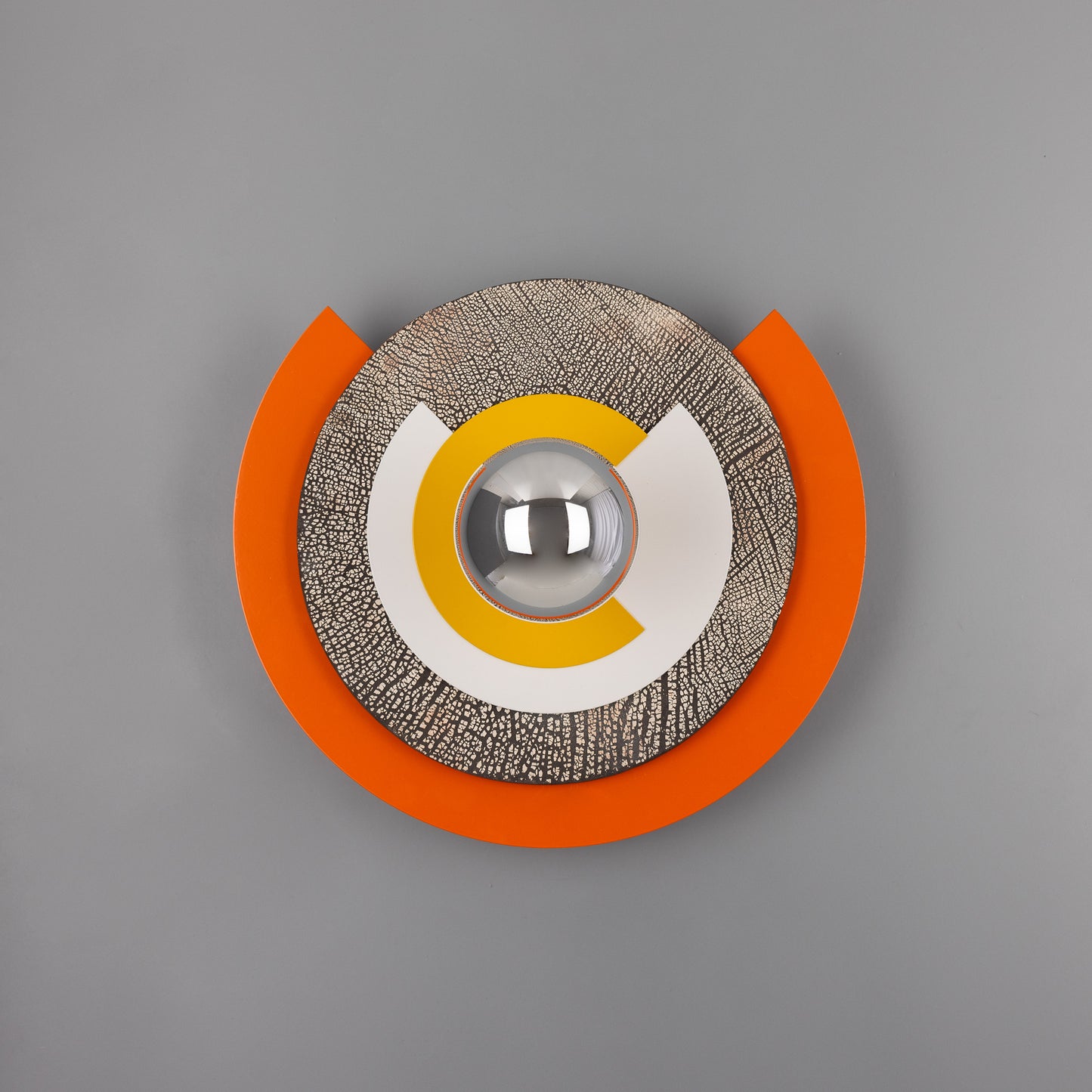 Mars Colourful Disc Wall Light