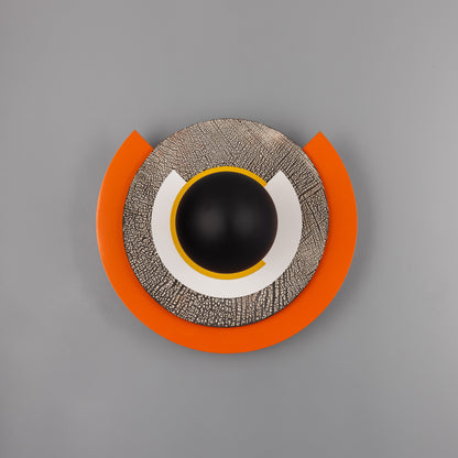 Mars Colourful Disc Wall Light