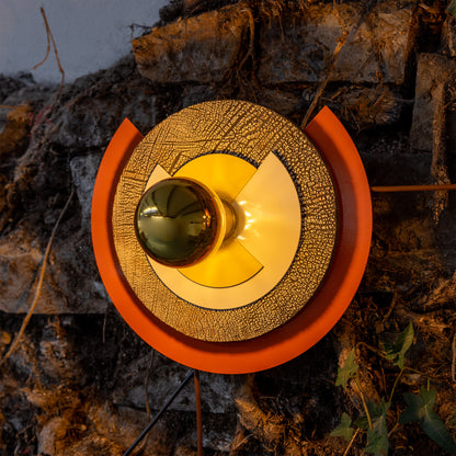 Mars Colourful Disc Wall Light