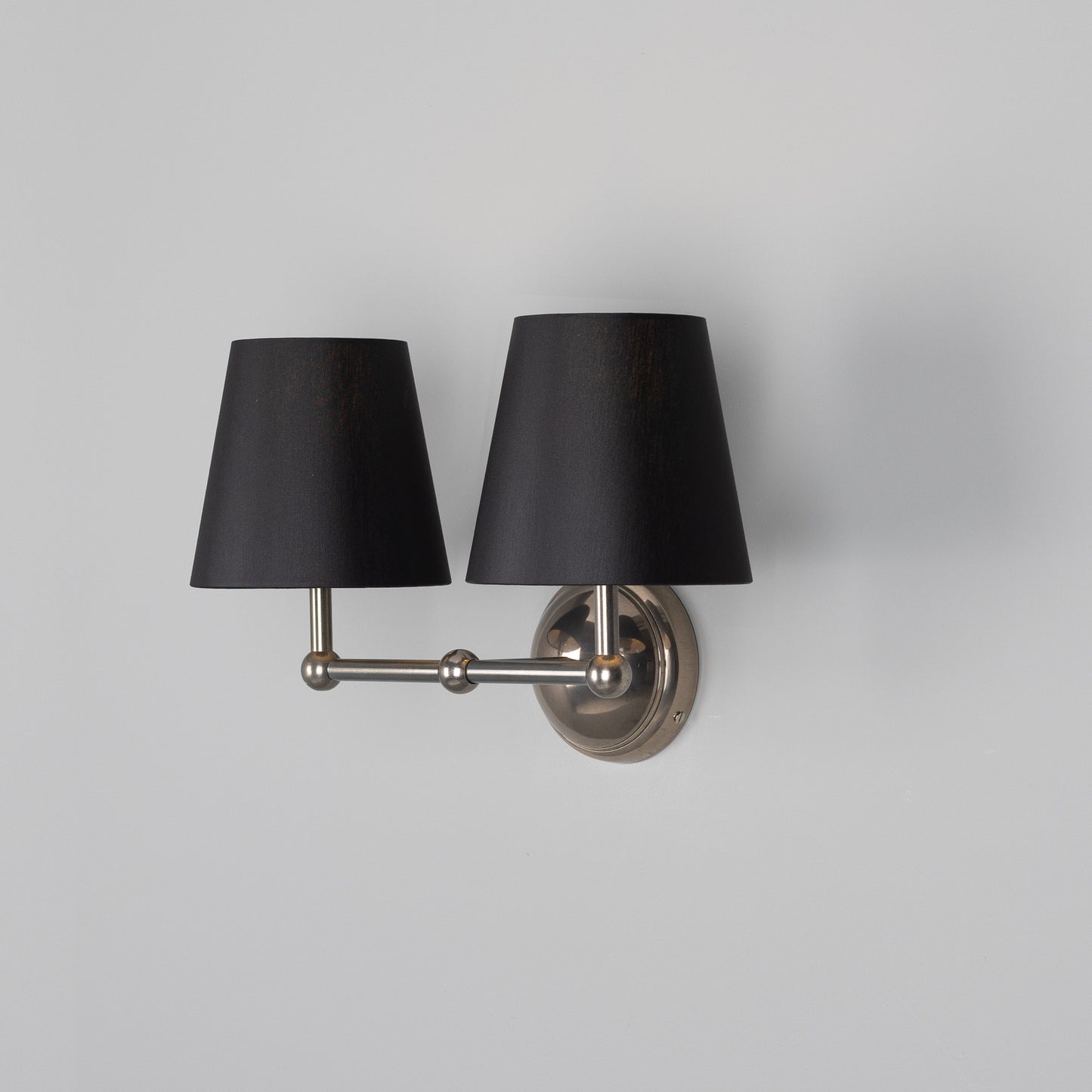 Busan Double Wall Light with Fabric Shades