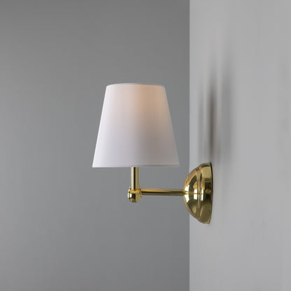 Busan Double Wall Light with Fabric Shades