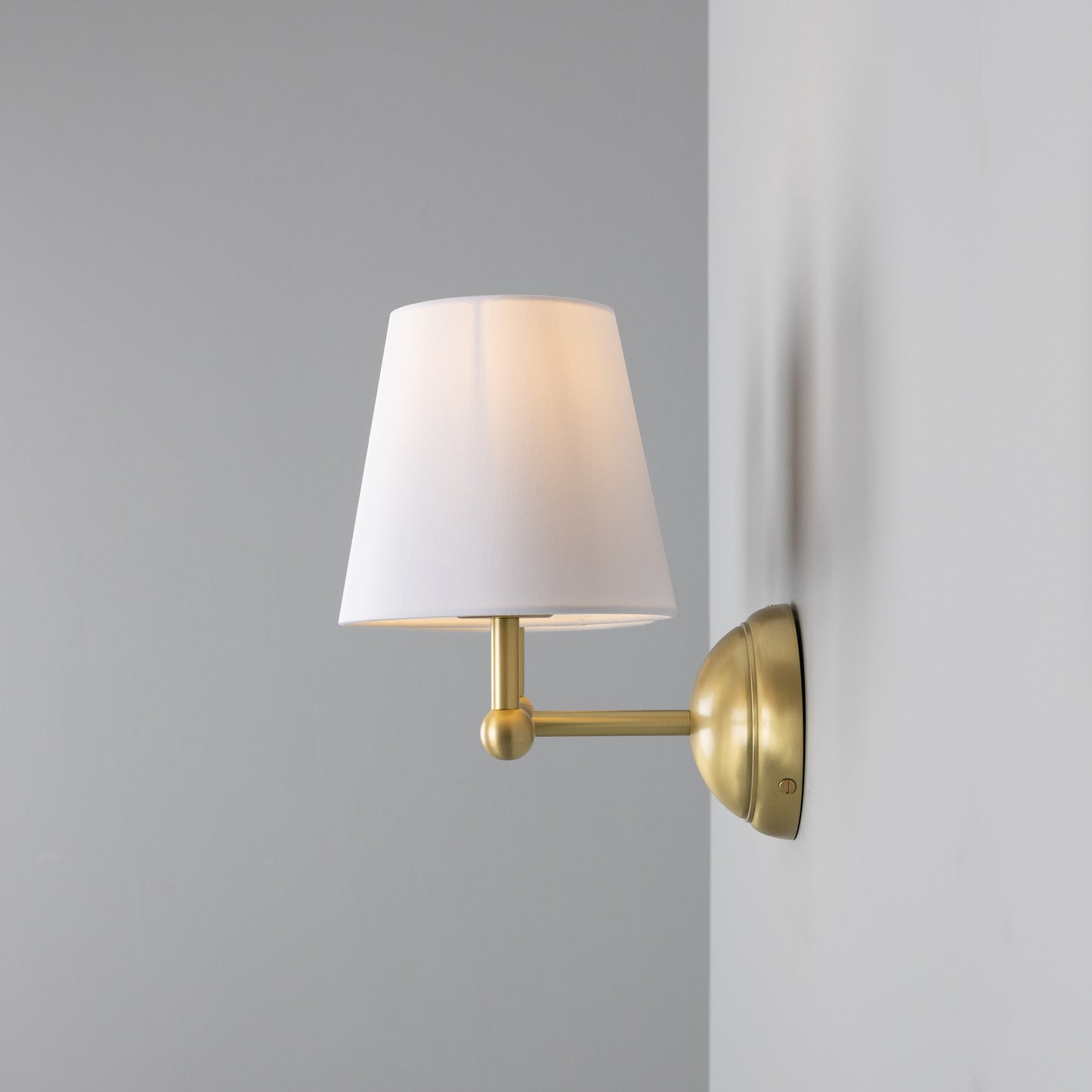Busan Double Wall Light with Fabric Shades