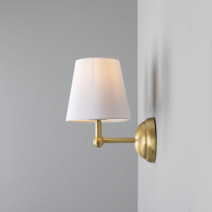 Busan Double Wall Light with Fabric Shades
