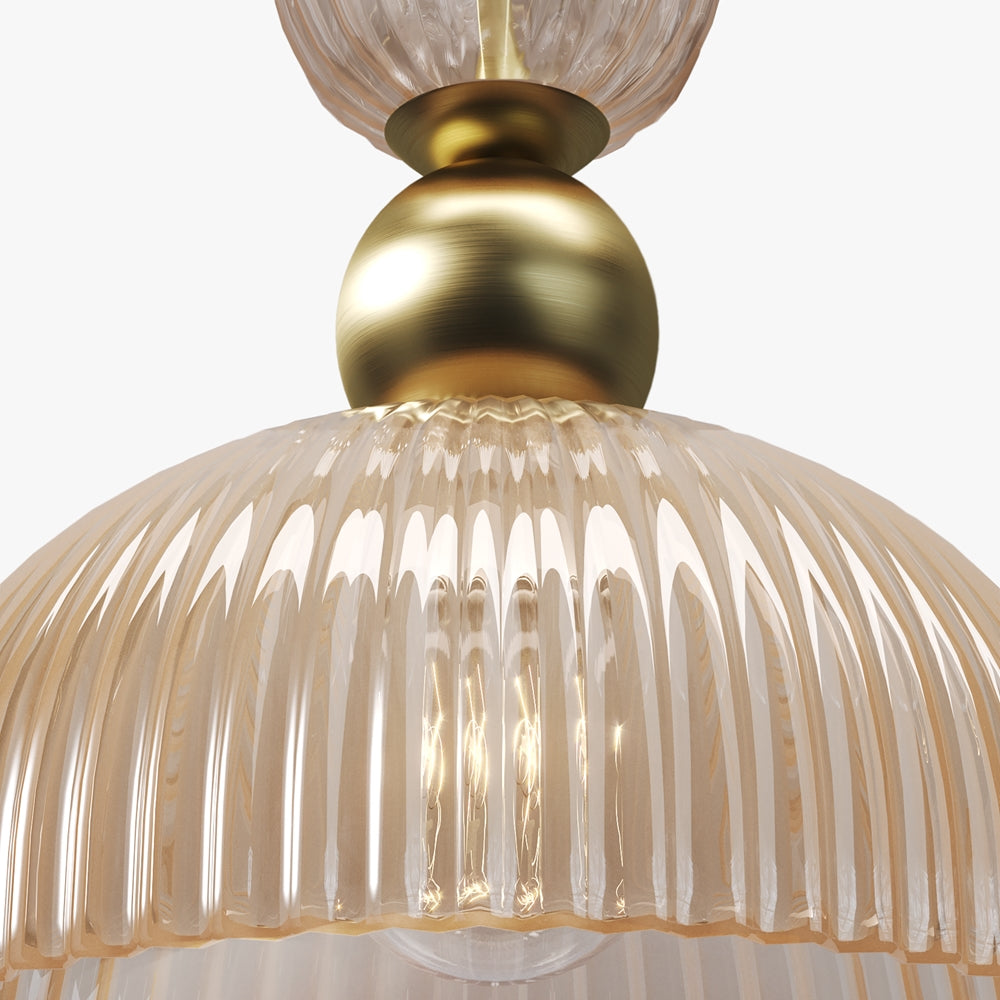 Antic Glass Dome Pendant