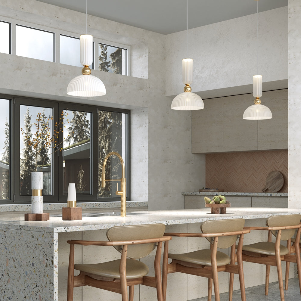 Antic Glass Dome Pendant