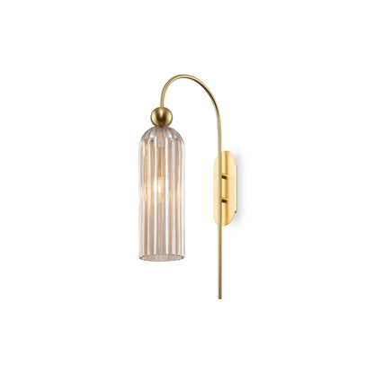 Antic Glass Curved Wall Light